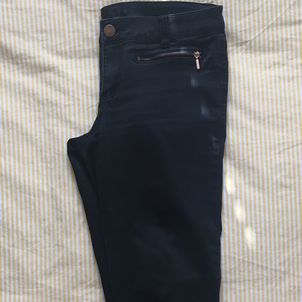 Ankle Black Jeans